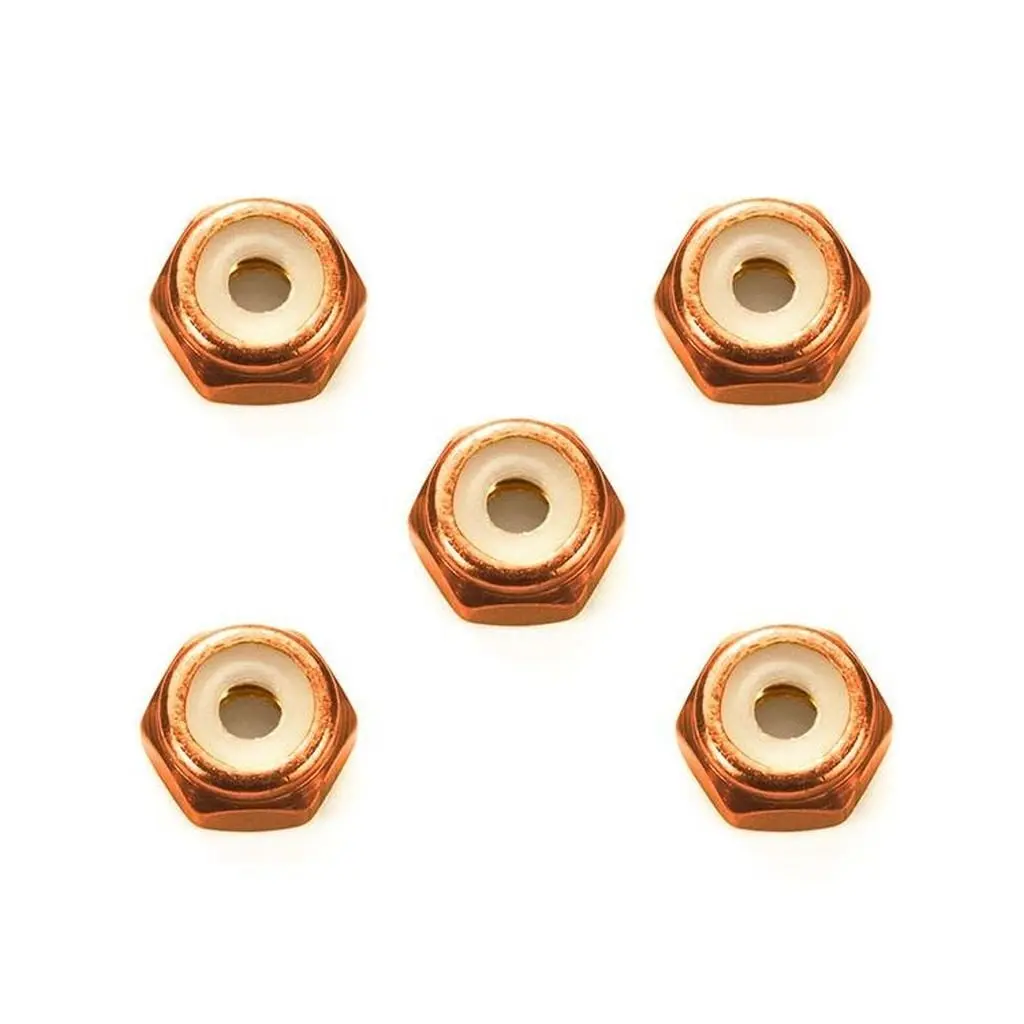 Plastic Model Parts - Aluminum Lock Nut - Mini 4WD Parts