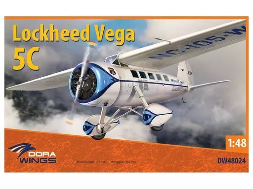 1/48 Scale Model Kit - Airliner / Lockheed Vega
