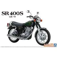 1/12 Yamaha1JR SR400S LIMITED EDITION '95 WITH CUSTOM PARTS Model Kit