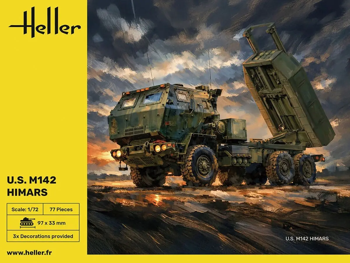 1/72 Scale Model Kit - Multiple rocket launcher / Lockheed C-130 Hercules & M142 HIMARS