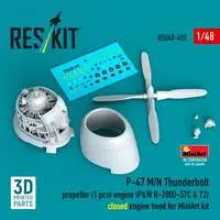 1/48 Scale Model Kit - Fighter aircraft model kits / P-47 Thunderbolt