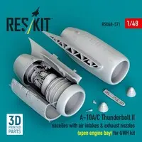 1/48 Scale Model Kit - Detail-Up Parts / Fairchild Republic A-10 Thunderbolt II