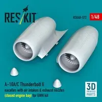 1/48 Scale Model Kit - Detail-Up Parts / Fairchild Republic A-10 Thunderbolt II
