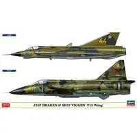 1/72 Scale Model Kit - Fighter aircraft model kits / J-35 Draken & Saab 37 Viggen