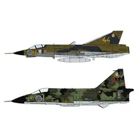 1/72 Scale Model Kit - Fighter aircraft model kits / J-35 Draken & Saab 37 Viggen