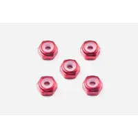 Plastic Model Parts - Aluminum Lock Nut - Mini 4WD Parts