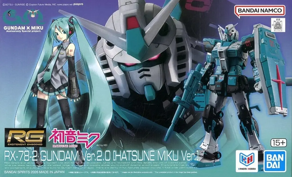 Gundam Models - VOCALOID / Hatsune Miku & RX-78-2