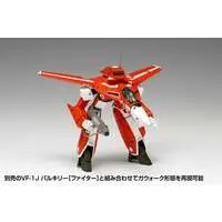 1/100 Scale Model Kit - Super Dimension Fortress Macross / VF-1J Valkyrie & Ichijo Hikaru
