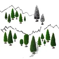 Plastic Model Parts - Scenic Materials