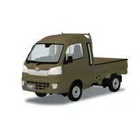 Daihatsu S500P Hijet Truck Jumbo (Off-Beat Khaki Metallic) Model Kit