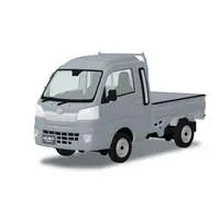 Daihatsu S500P Hijet Truck Jumbo (Bright Silver Metallic) Model Kit