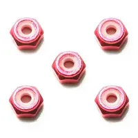 Plastic Model Parts - Aluminum Lock Nut - Mini 4WD Parts