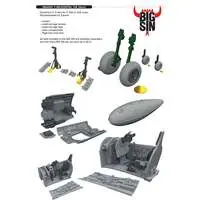 1/48 Scale Model Kit - Fighter aircraft model kits / Curtiss P-40 Warhawk