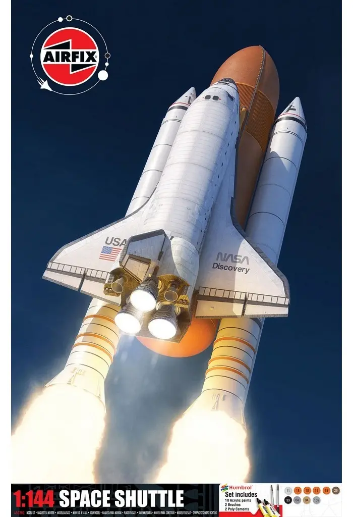 PRE-OWNED) 1/144 Scale Model Kit - Space Shuttle (1/144 スペース