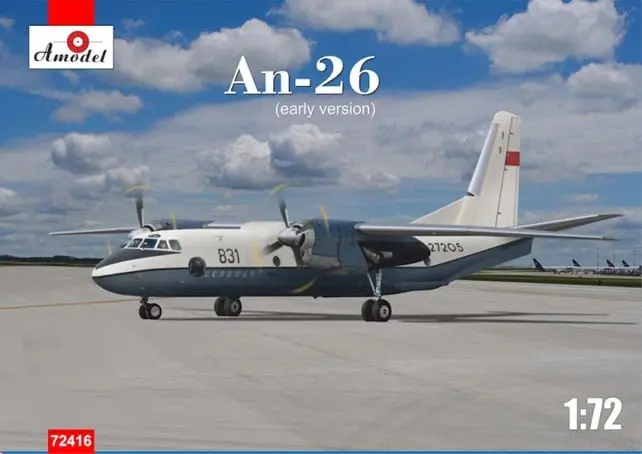 1/72 Scale Model Kit - Airliner / Antonov An-26