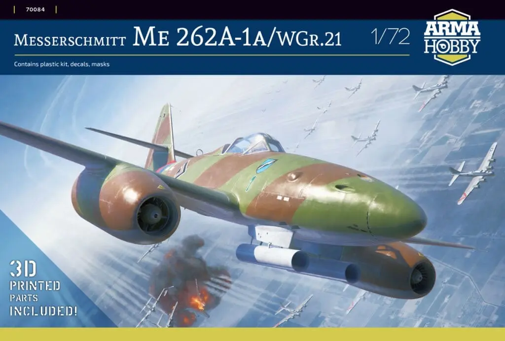 1/72 Scale Model Kit - Fighter aircraft model kits / Messerschmitt Me 262 Schwalbe