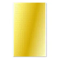 Decals - HIQPARTS Round Metallic Sticker