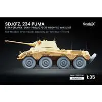 Wheel Set - 1/35 Scale Model Kit - Tank / Sd.Kfz. 2 Kettenkrad