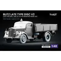 Wheel Set - 1/48 Scale Model Kit - Vehicle