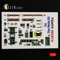 1/48 Scale Model Kit - Detail-Up Parts / Mitsubishi A6M5 Zero Fighter Type 52