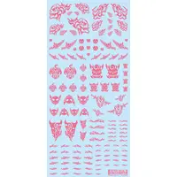 Tattoo Decal 02 Skull Tattoo Pink