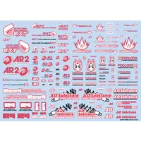 Sponsor Logo Decal 02S Pink / Dark Gray