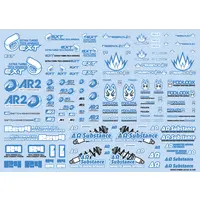 Sponsor Logo Decal 02S Indigo Blue / Dark Gray