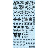 Tattoo Decal 02 Skull Tattoo Black