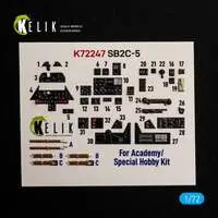 1/72 Scale Model Kit - Detail-Up Parts / Curtiss SB2C Helldiver