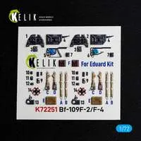 1/72 Scale Model Kit - Detail-Up Parts / Messerschmitt Bf 109