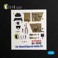 1/72 Scale Model Kit - Detail-Up Parts / Messerschmitt Bf 109