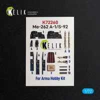 1/72 Scale Model Kit - Detail-Up Parts / Messerschmitt Me 262 Schwalbe