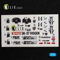 1/72 Scale Model Kit - Detail-Up Parts / Saab 37 Viggen