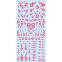Tattoo Decal 03 Fire Tattoo Pink