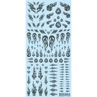 Tattoo Decal 03 Fire Tattoo Gray