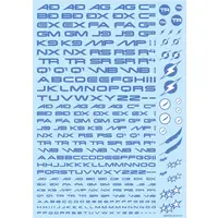 TR Decal 3 Alphabet Blue (1 Sheet)