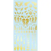 Tattoo Decal 03 Fire Tattoo Gold