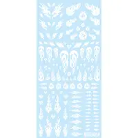 Tattoo Decal 03 Fire Tattoo White