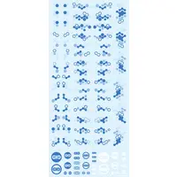 Hex Camouflage Decal 2: Blue