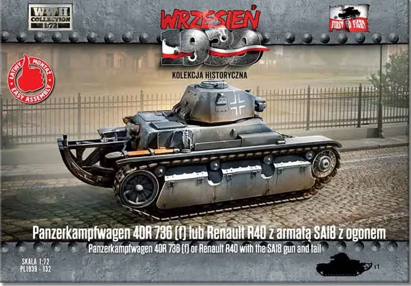 1/72 Scale Model Kit - Renault