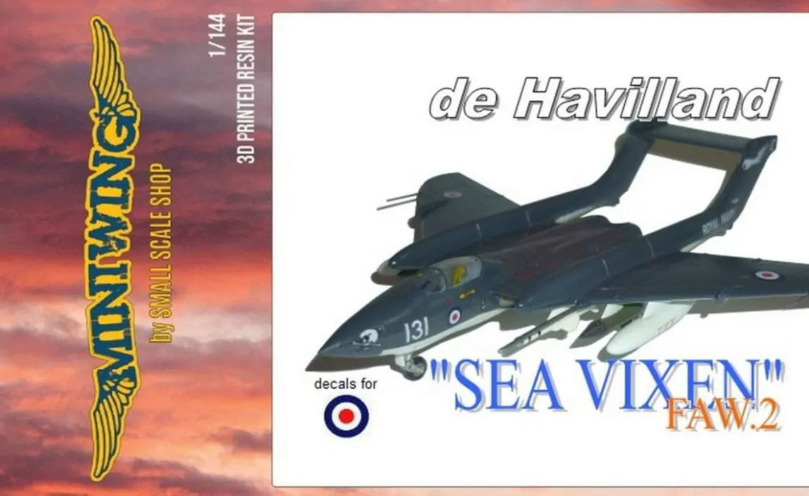 1/144 Scale Model Kit - de Havilland / de Havilland Sea Vixen
