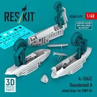 1/48 Scale Model Kit (A-10A/C 着陸装置格納庫 (グレートウォール用) (プラモデル))