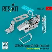 1/48 Scale Model Kit (SEPECAT ジャギュア GR.1/1A コックピットw/立体計器盤・コンソール (エアフィックス用) (プラモデル))