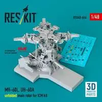 1/48 Scale Model Kit - Helicopter / MH-60L Black Hawk