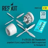 1/32 Scale Model Kit - Detail-Up Parts / P-47 Thunderbolt