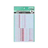 AMP Caution Decal 3 Red