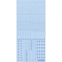 RB Caution Decal 02 One Color Blue