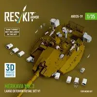 1/35 Scale Model Kit - Detail-Up Parts / Merkava