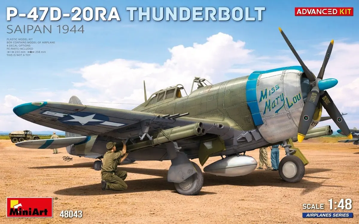 1/48 Scale Model Kit - Fighter aircraft model kits / P-47