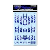 Fire Tribal Decal Solid Metallic Violet (1pcs)